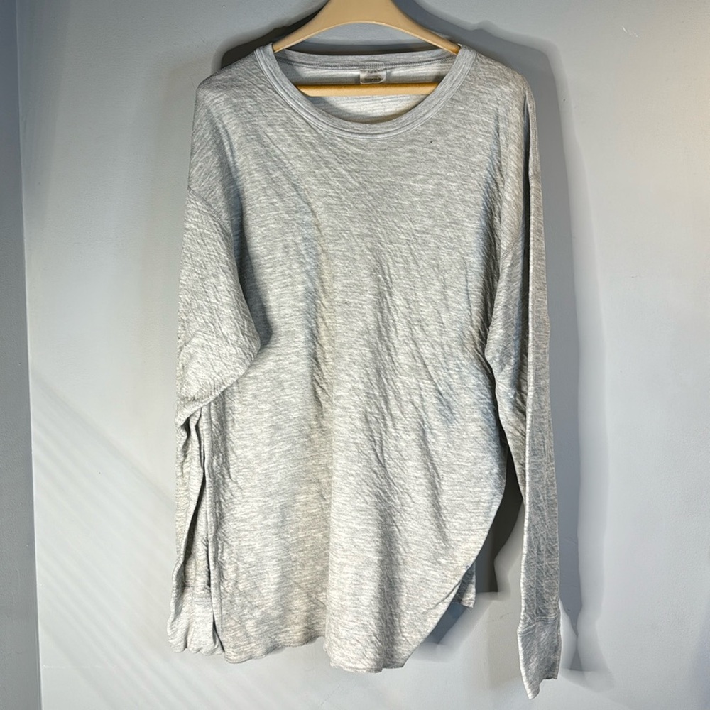 Grey long sleeve thermal